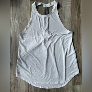 Athleta Lightweight Athletic Power Y-Back Tank Top in White and Black Size Small